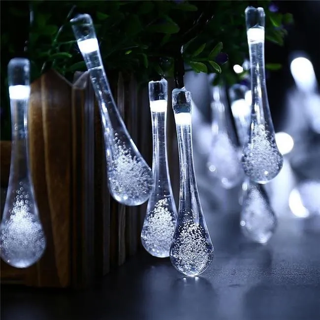 Outdoor Garden Christmas lights Water droplets Lamp "203050 LED