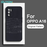 Guyon ซิลิโคนเหลว A54S A16E A16S A16 OPPO เคสนิ่มลายดีไซน์ใหม่ดั้งเดิม