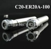 【Top-rated】 สินค้าขายดี!คอลเล็ต C20-ER20A-100L ต่อตัวยึดแบบหนีบก้านตรง ER20คอลเล็ตพร้อมน็อต ER20A