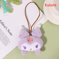 UUU Sanrio สติกเกอร์ชื่อน่ารักจี้ Cinnamoroll Melody kulomi ตุ๊กตายัดไส้ป้องกันการสูญหายชื่อแท็กเสน่ห์พวงกุญแจถุงตกแต่ง