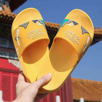 Summer Slippers Cute Slides Women Men Non-Slip Thick Soft Sole Flip Flops Bathroom Home Couple Female Beach Pool Shoes Sandals