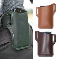 Holster Running Cellphone Loop Case Purse Bag Bags Props Camping Men Holster Phone Belt Pouch Wallet Phone Leather Waist Travel Running Belt