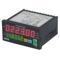 Dual LED Display 6 Digits Digital Counter Multi-functional 90~265V AC/DC Length Meter w/ Pulse PNP NPN &amp; 2 Relay Output