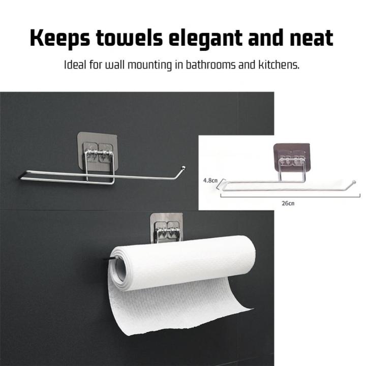 multifunction-self-adhesive-towel-rag-holder-rack-tissue-roll-rack-toilet-sink-door-hanging-hook-kitchen-bathroom-tissue-holder-bathroom-counter-stora