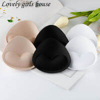 【♡Lovely girls house♡】1คู่ Push Up ฟองน้ำนุ่มผู้หญิง Bra Pads Breathable สบายชุดว่ายน้ำบิกินี่โยคะกีฬา Bra Insert