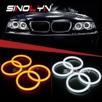 Sinolyn DRL Angel Eyes สำหรับ BMW E46 Coupe Convertible 325ci 330ci Xenon ไฟหน้า LED ไฟเลี้ยวแหวนรถอุปกรณ์เสริม