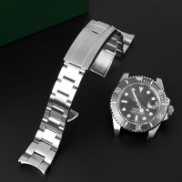 สายเหล็กเหมาะสำหรับ Rolex สายนาฬิกาเหล็กวงสีดำน้ำผีสีเขียวน้ำผีนักดำน้ำชุดนาฬิกาโซ่20มิลลิเมตร