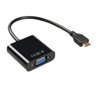 [LUNA electronic accessories] 1080P ตัวแปลงสาย HDMI เป็น VGA พร้อมแหล่งจ่ายไฟเสียงอะแดปเตอร์แปลง HDMI ชายเป็น VGA หญิงสำหรับแท็บเล็ตแล็ปท็อปพีซี