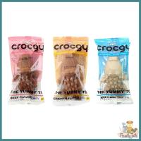 (18 g.) Pet2go Crocgy the yummy toy mix flavor  ขนมขัดฟันสุนัขรูปจระเข้ ขนมทานเล่นสุนัข