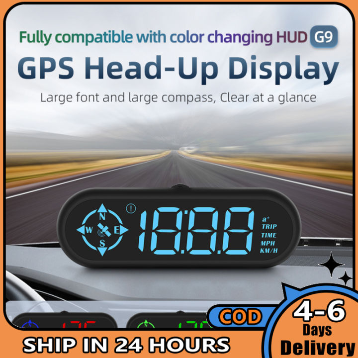 รถ-hud-head-up-display-hd-หน้าจอ-led-gps-เครื่องวัดความเร็วอเนกประสงค์เข็มทิศ-hd-head-up-display-g9