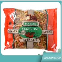 (แพ็ค2)Vegeroni Shapes Spirals San Remo 375g/เวเจอโรนี เชพส์ สไปรัล ซาน เรโม 375g