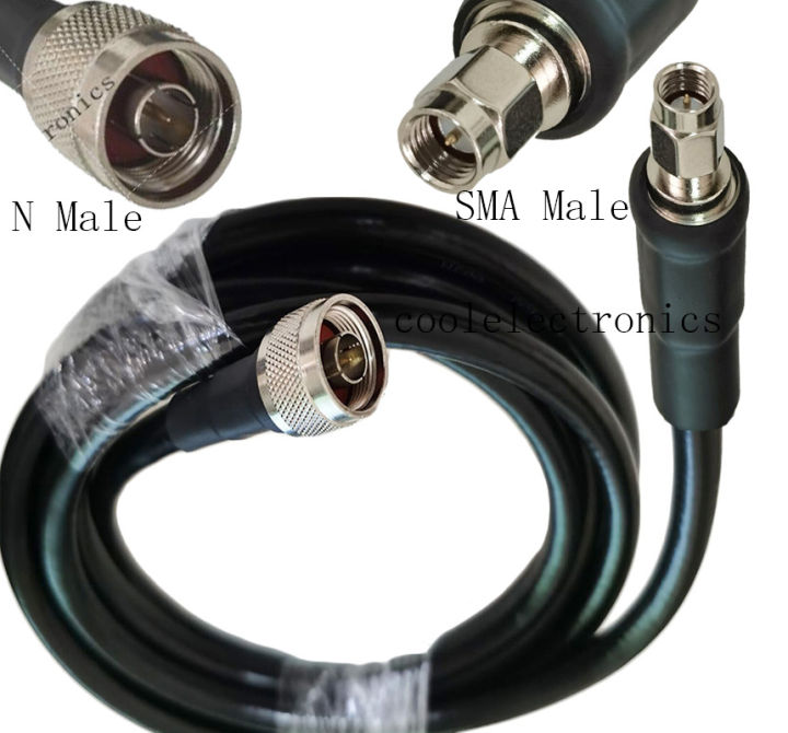 LMR400 SMA male to N male Connector RF Coax Pigtail Antenna Cable LMR-400 Ham Radio 50ohm 50cm 1/2/3/5/10/15/20/30m