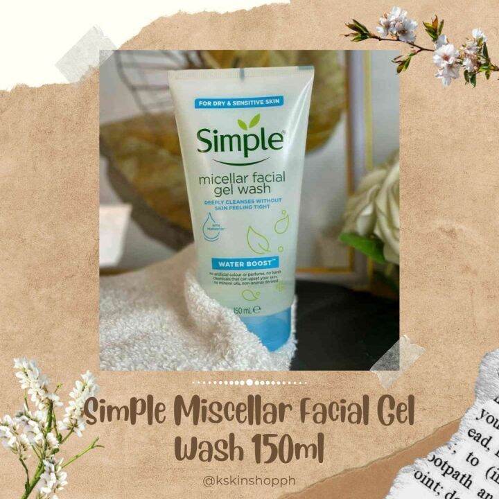 Hot msxa75 SIMPLE MICELLAR FACIAL GEL WASH (new stocks) Lazada PH