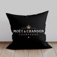 Moet Chandon ปลอกหมอนลายสองด้านนิ่มมาก,สไตล์ยุโรปไฮเอนด์