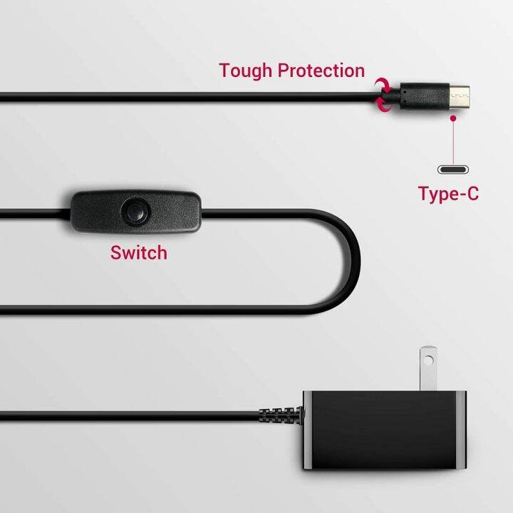 new-arrival-fuchijin77-แหล่งจ่ายไฟ5v-3a-ราสเบอร์รี่-pi-4พร้อมสวิตช์เปิด-ปิด-eu-us-uk-au-usb-c-ที่ชาร์จอะแดปเตอร์สำหรับเพาเวอร์ซัพพลายราสเบอร์รี่-pi-4รุ่น-b-4b