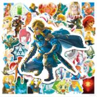 YT 50PCS The Legend of Zelda Tears of the Kingdom Gaming Stickers Suitcase Water Cup Tablet decorative stickers TY