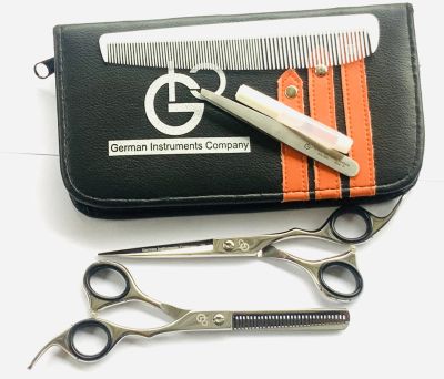 ชุดกรรไกร ตัด ซอย พร้อมอุปกรณ์-Professional Barber and Thinning Scissors