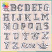 HETU070703. อุปกรณ์งานประดิษฐ์ DIY ของ A-Z กระเป๋าปักเลื่อมดีไซน์น่ารักตัวอักษรแวววาว56ชิ้น