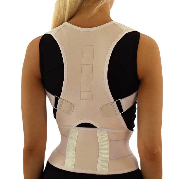 wholesale-adults-adjustable-sitting-posture-corrector-magnetic-body-shoulder-brace-belt-back-support-safety-wear-accessories