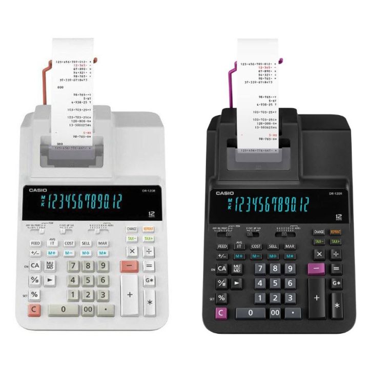 casio-เครื่องคิดเลขพิมพ์กระดาษ-รุ่น-dr-120r-รุ่นใหม่