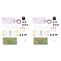 2X 76MHz-108MHz Stereo FM Radio Receiver Module FM Electronic Soldering Kit Circuit PCB Board Solder Practice Project