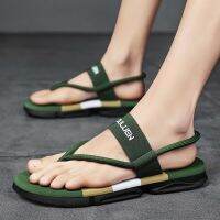 HOT★ฤดูร้อนโรมันรองเท้าแตะชายหาด Flip Flops Slip บนรองเท้าส้นเตี้ยสไลด์ผู้ชาย2022ใหม่ Dropshiping ผู้ชาย Sandalias Hombre รองเท้าแตะชาย