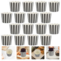 HOMEMAXS 100 ชิ้นถ้วยอบเค้กกระดาษเกรดอาหารเบเกอรี่ Liner Cupcake Baking Wrappers เบเกอรี่ซัพพลาย