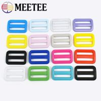 【CC】﹍  20Pcs Meetee 25/32/38mm Plastic Curved Tri-Glide Slider Adjustable Buckle Outdoor Dog Collar Accessories