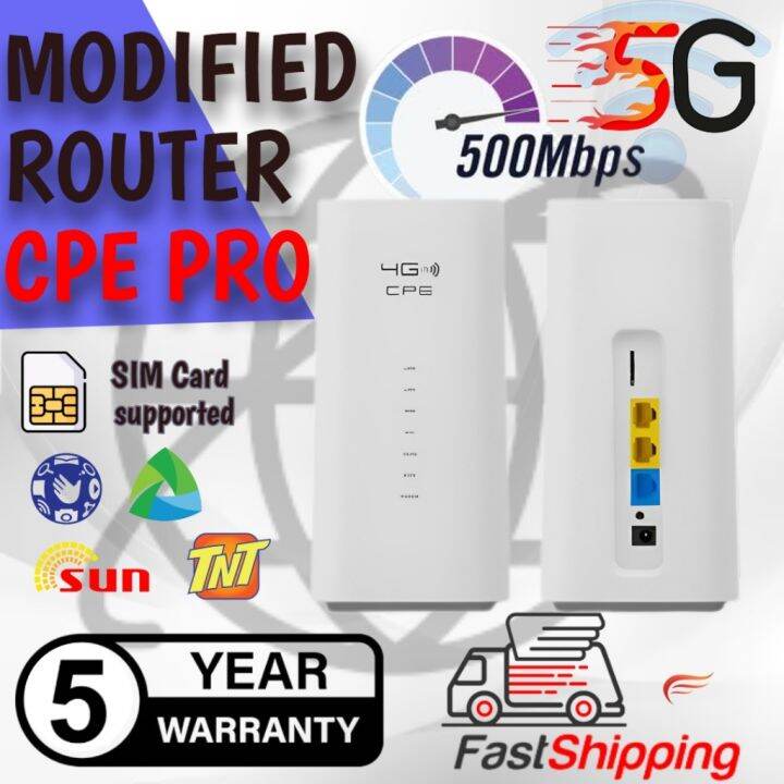 WiFi Router Sim Card Modem 4G/5G Pro CPE Original LTE Cat12 Up To