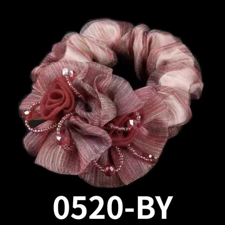 korean-version-of-the-new-fashion-temperament-juan-yarn-hair-ring-head-rope-head-flower-plate-hair-rope-net-yarn-exquisite-jewelry