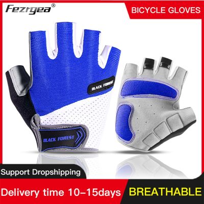 hotx【DT】 Cycling Gloves Outdoor MenS And WomenS Non-Slip Weightlifting Half-Finger