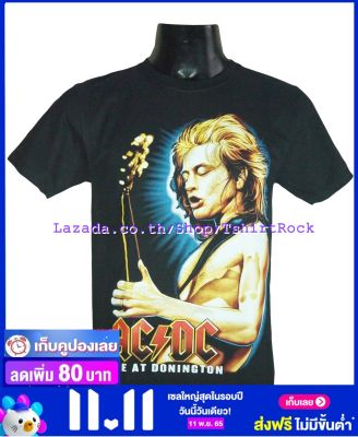 เสื้อวง AC/DC เอซี/ดีซี ไซส์ยุโรป เสื้อยืดวงดนตรีร็อค เสื้อร็อค  ADC1023 สินค้าในประเทศ