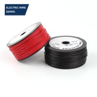 50M 22AWG High Temperature Wire Red Black Tin Plated Copper OK wire Wrapping Wire For Electronic Equipment DIY Wires Leads Adapters