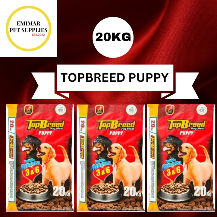 TOP BREED PUPPY DOG FOOD 20KG & REPACKED 1KG Lazada PH
