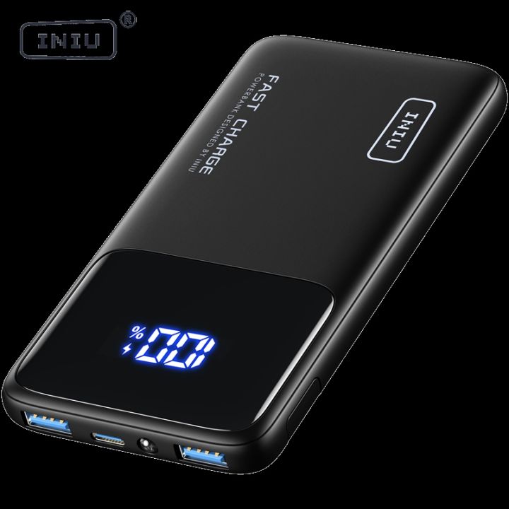 INIU Power Bank 10500mAh Fast Charging Portable Charger with Phone Holder  External Battery Pack For iPhone 13 12 Xiaomi Samsung