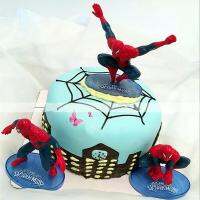 ตุ๊กตาตกแต่งเค้กสไปเดอร์แมน set 7 ตัว spiderman cake topper บริการเก็บเงินปลายทาง