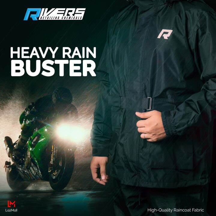 Rivers Original High-Quality Raincoat, rain coat, for Motorcycle Rider |  Lazada PH