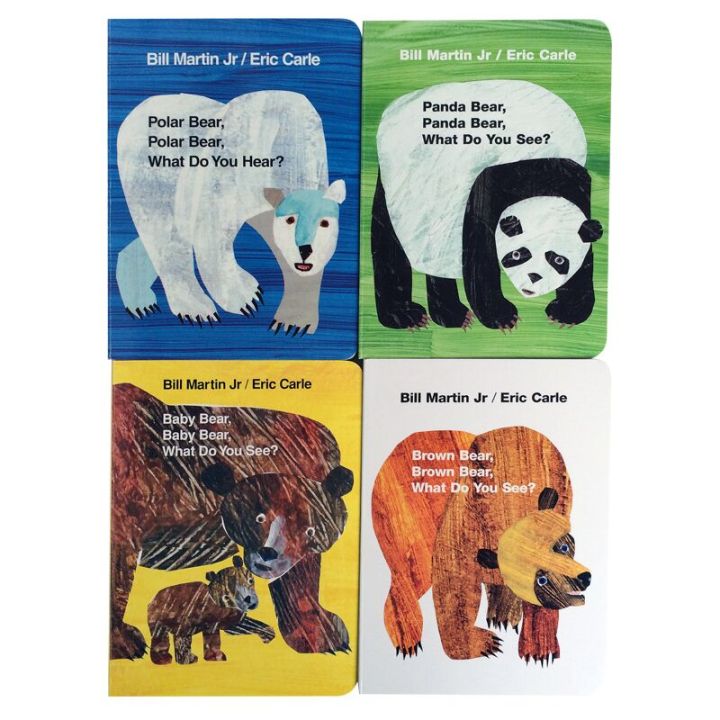 [4 Board Books] Eric Carle's Brown Bear Collection | Lazada