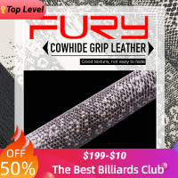 FURY หนัง Cowhide กันน้ำลื่น Lizard ผิว325*100*0.6มม. หนังห่อ Billiard สระว่ายน้ำ Cue Billiard อุปกรณ์เสริม