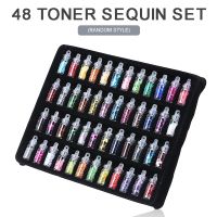 【CW】 48pcs/set Colorful Glitter Filler Soft Kids Children Mud Crafts Ornament