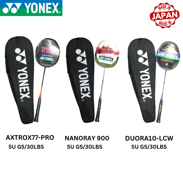 YONEX Isometric Single Badminton Racket 4U G5 24-28Lbs 85grams