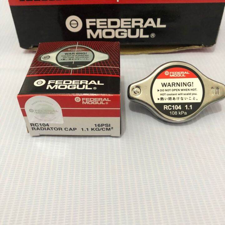 ORIGINAL/GENUINE FEDERAL MOGUL RADIATOR CAP 108kPa 1.1KG/CM2 16PSI
