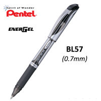 Pentel ปากกาหมึกเจล เพนเทล Energel Deluxe Cap BL57 0.7mm - หมึกสีดำ
