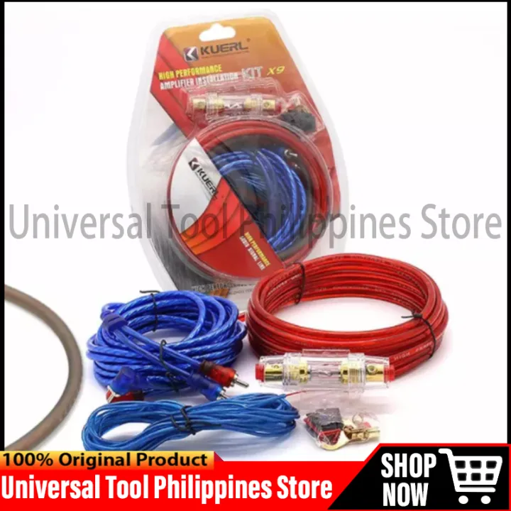 60 AMP Fuse Holder 10GA Power Cable Subwoofer Speaker Car Audio Wire