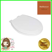 ฝารองนั่งไม้ทรงกลม BEMIS BM-500PROAR สีขาวROUND WOOD TOILET SEAT BEMIS BM-500PROAR WHITE **ลดราคาจัดหนัก **