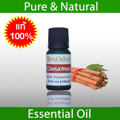 SenOdos น้ำมันหอมระเหยแท้ กลิ่นหอมอโรม่า กลิ่นซินนามอน (อบเชย) Aroma Cinnamon Essential Oil 10ml