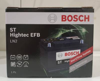 BOSCH LN2 EFB SMF ISS (DIN60)  สำหรับรถยนต์ที่มีระบบ START - STOP รับประกัน 15 เดือน#แบตเตอรี่แห้ง#60 แอมป์