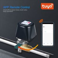 ;[-[; Tuya Wifi Water Valve  Gas Shutoff Controller Support Alexa Google Assistant Smart Wireless Control Tuay Smart Smart Life App