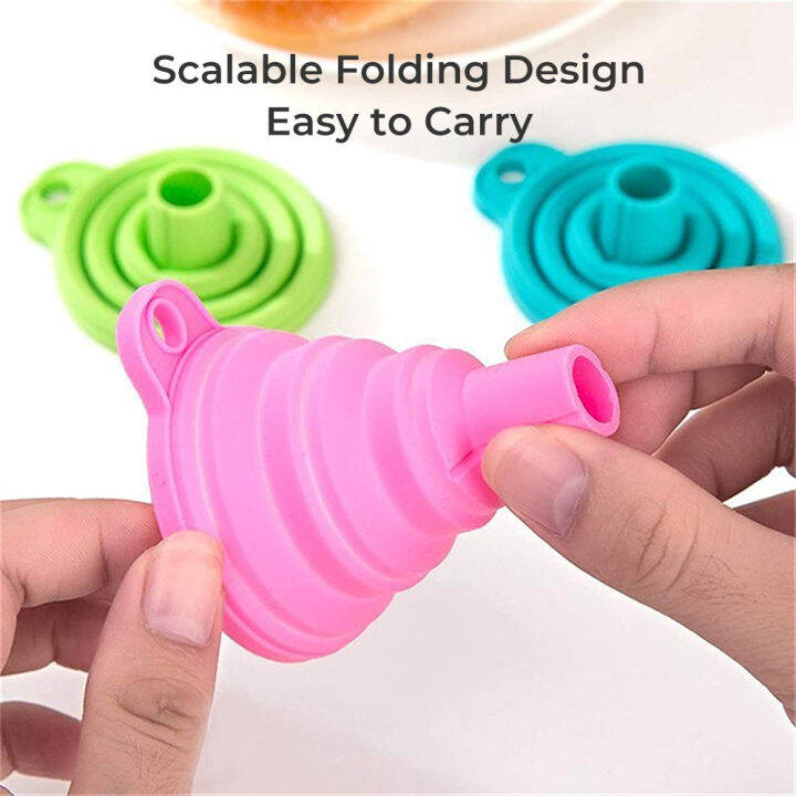 foldable-funnel-food-grade-silicone-funnel-household-liquid-dispensing-kitchen-tools-car-universal-washer-fluid-change-funnel