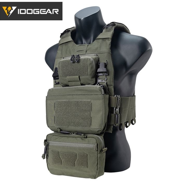 IDOGEAR FCSK Tactical Vest Set with DOPE Set with Drop Pouch With Admin ...